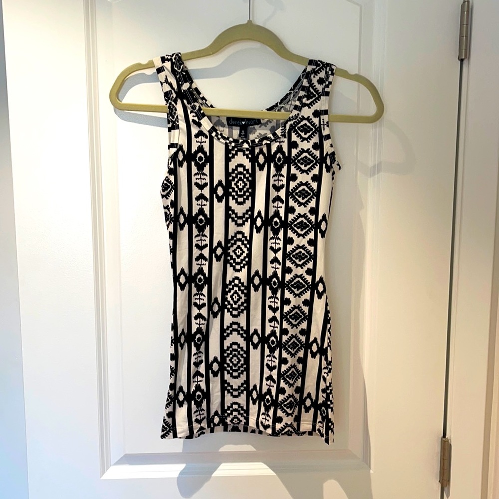 Fun print tank top